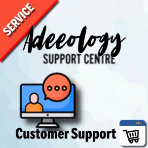 Adeeology Support Centre product poster.